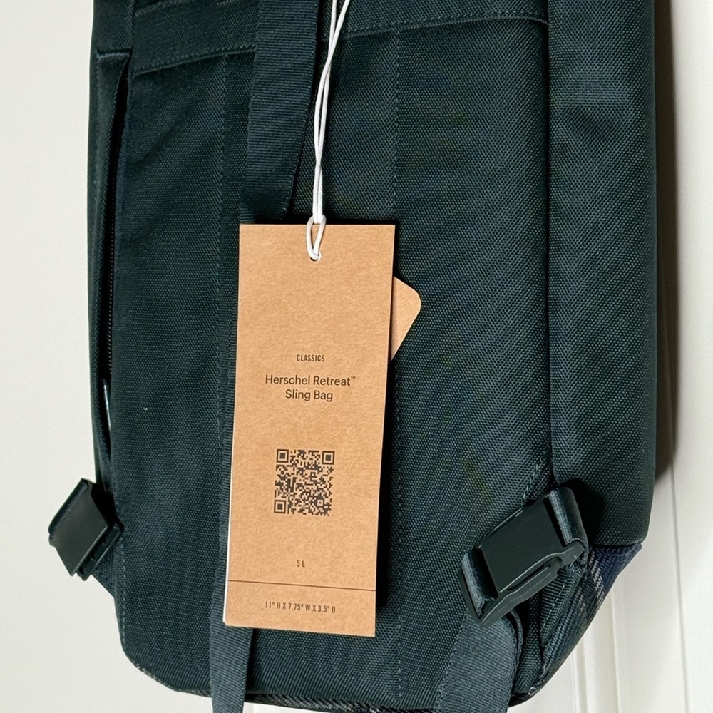 Herschel Supply Company Forest Backpack  Sling with Leather Accents - Picture 4 of 6